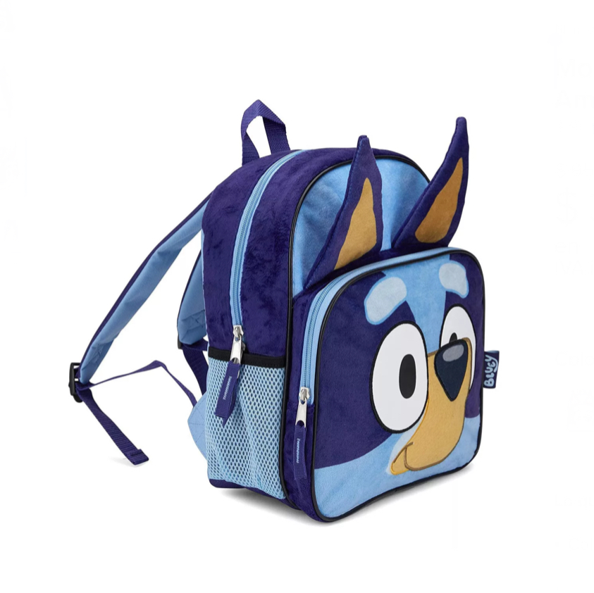 Mochila Infantil Bluey Familia Y Amigos Color Azul