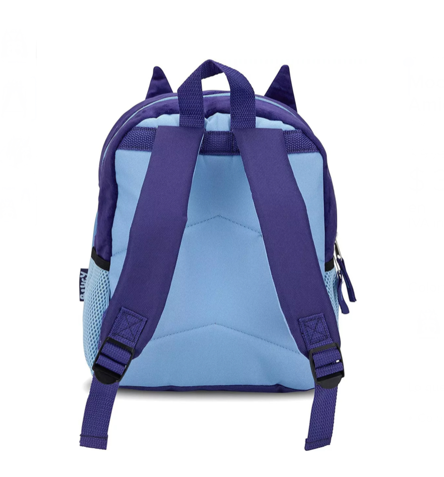 Mochila Infantil Bluey Familia Y Amigos Color Azul