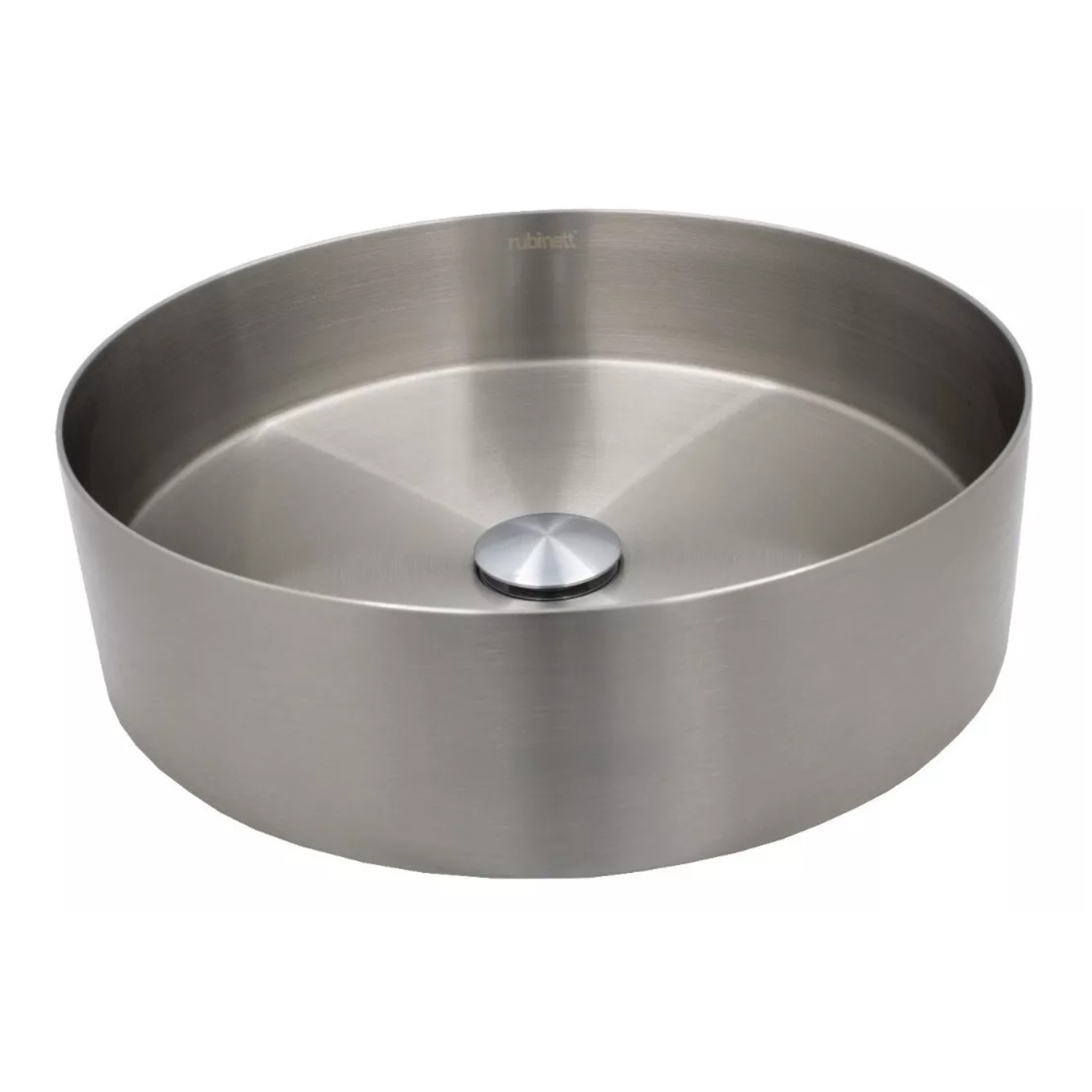 Ovalin Lavabo Redondo Acero Inoxidable 304 Satinado Lujo