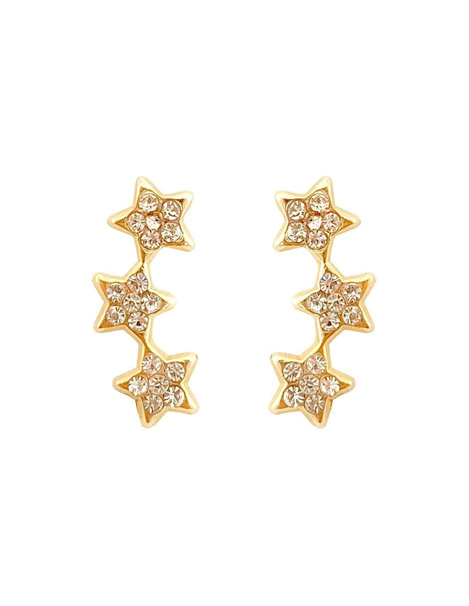 Broquel de Estrellas en Oro de 10k - Mancini Joyas