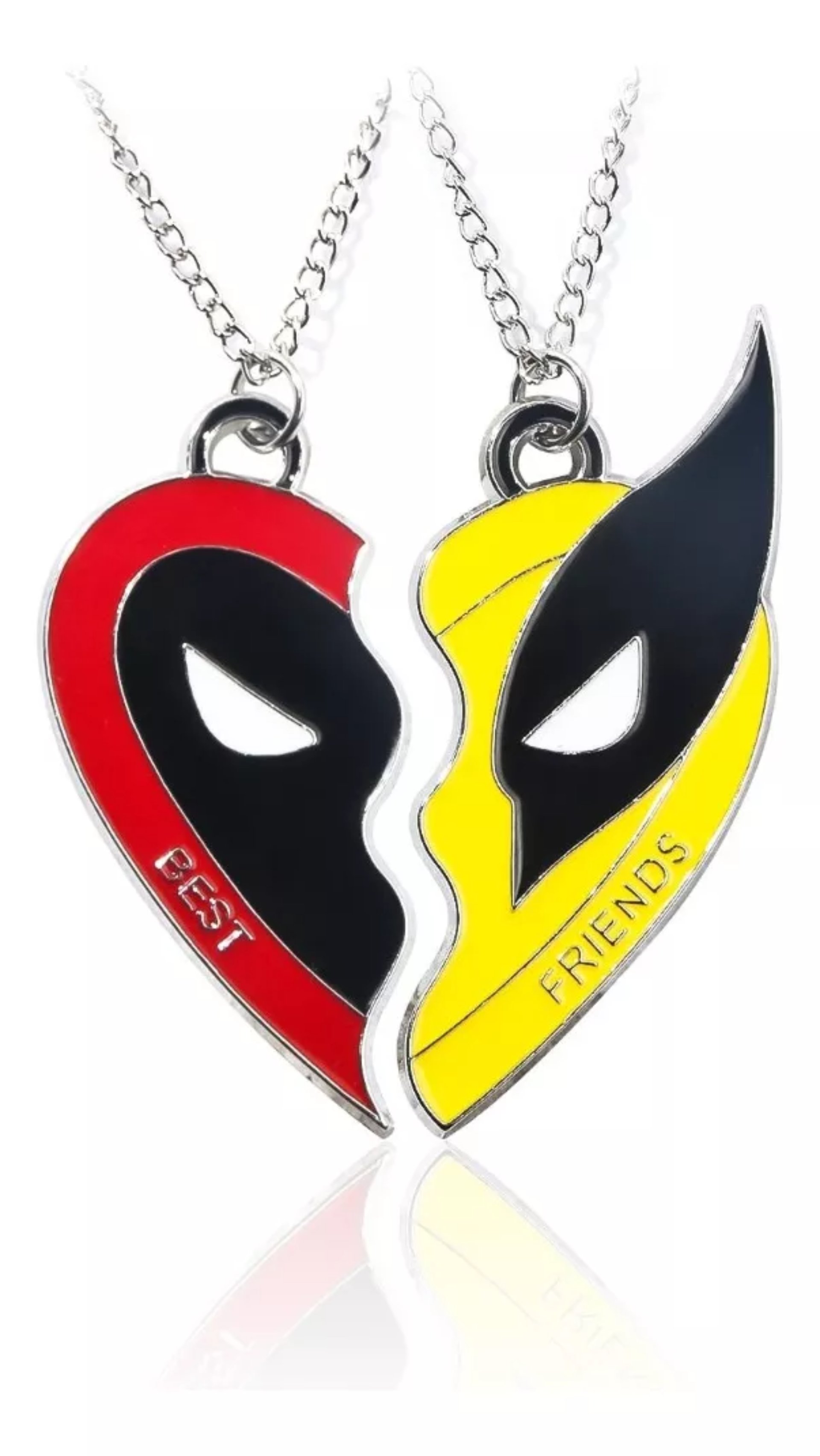 Collar Deadpool Amistad Película Wolverine Mejores Amigos 2p