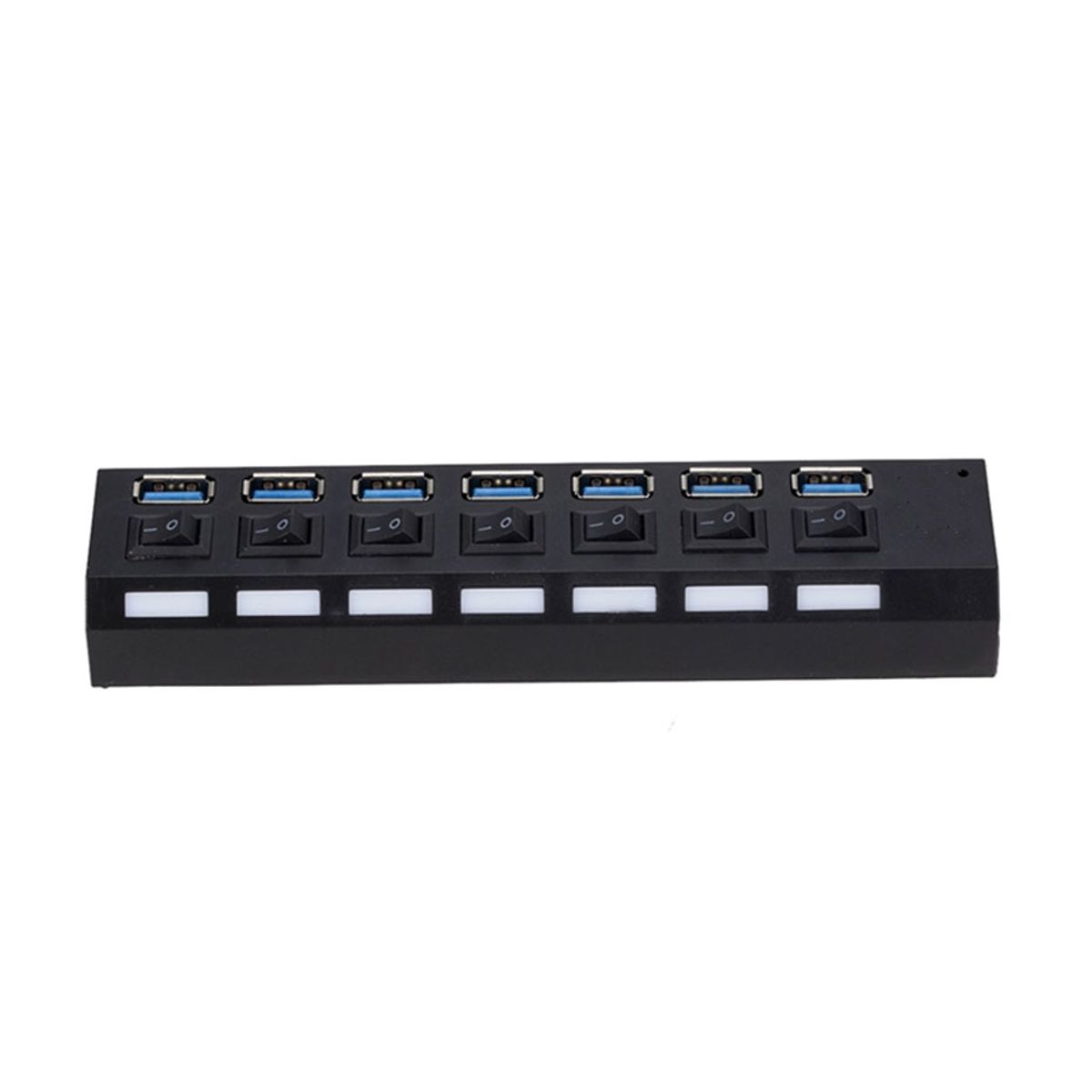 HUB 7 puertos Alta Velocidad USB 3.0 Para PC o Laptop