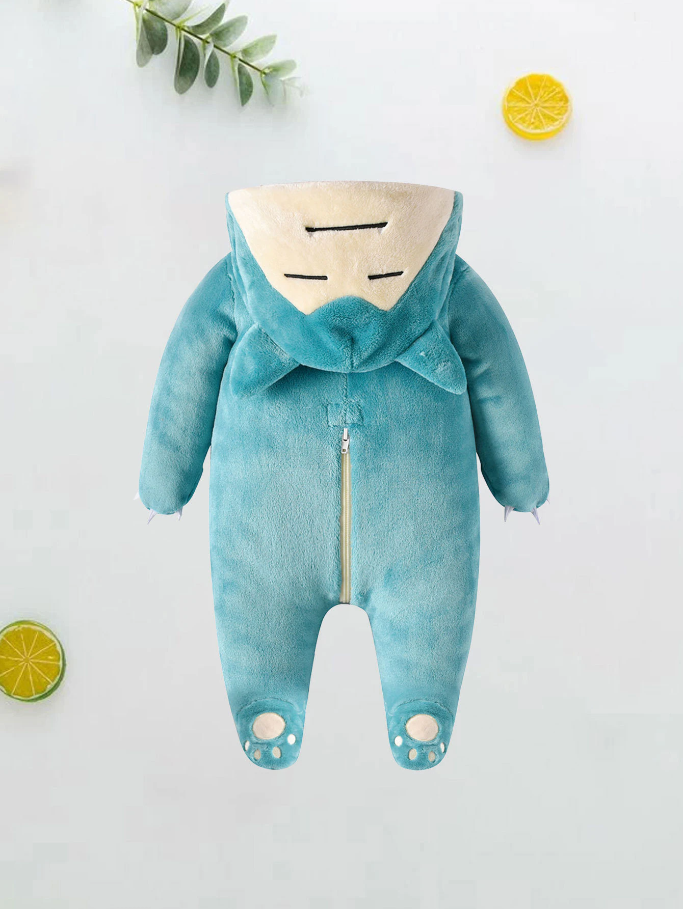 Mameluco Pijama Bebé Kawaii Oso Azul Anime Disfraz