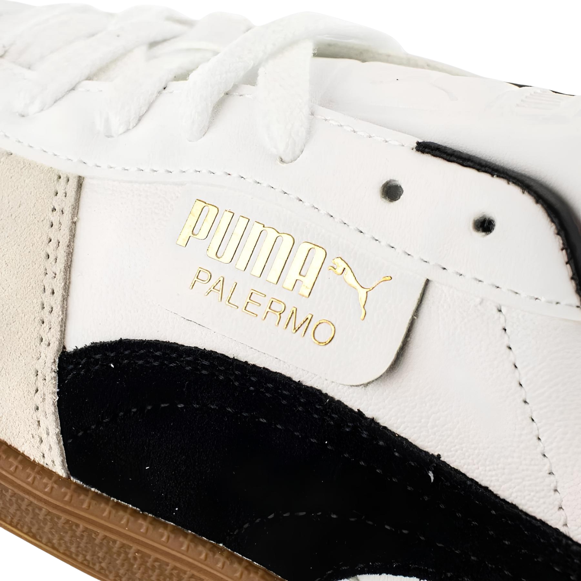 Tenis Puma Palermo Lth Para Hombre HU-396464 Casual Beige/Blanco