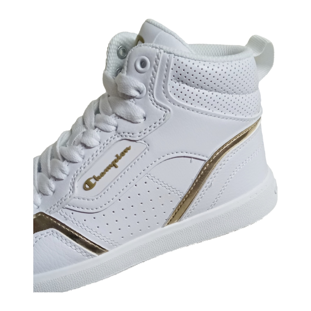 Tenis Champion Lore Hi W Blanco-Dorado de Dama CAS10641W