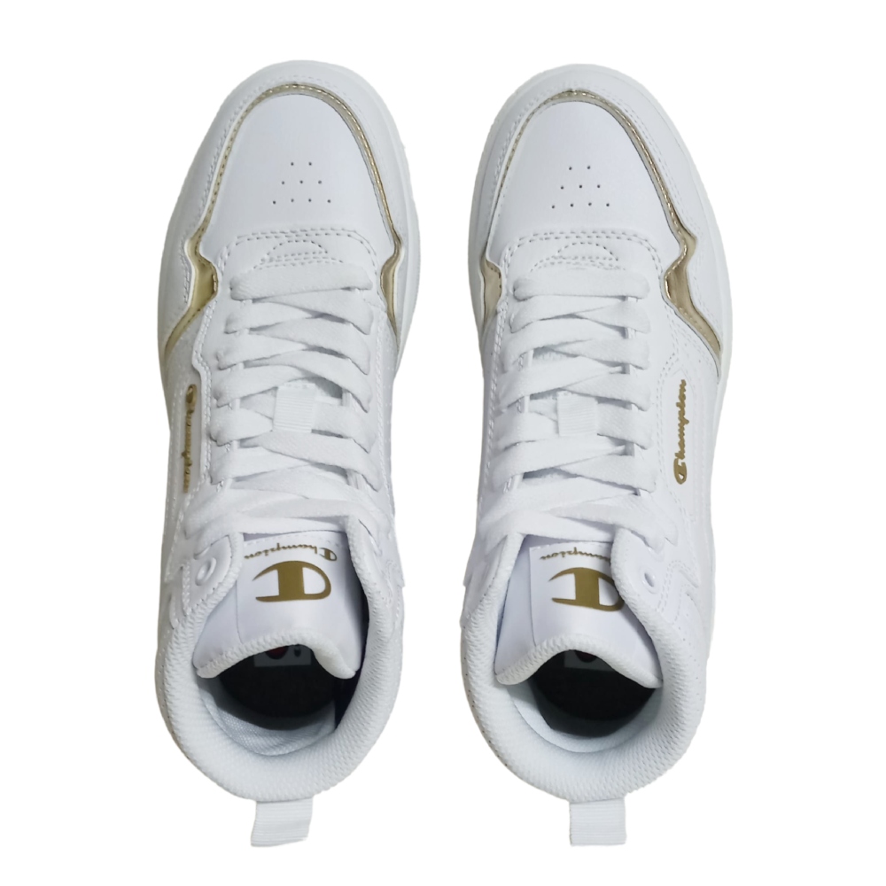 Tenis Champion Lore Hi W Blanco-Dorado de Dama CAS10641W