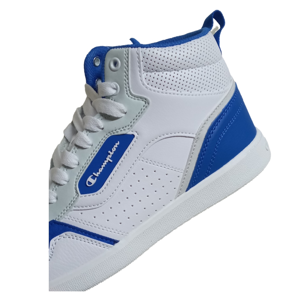 Tenis Champion Lore Hi Blanco-Azul de Hombre CAS100634W