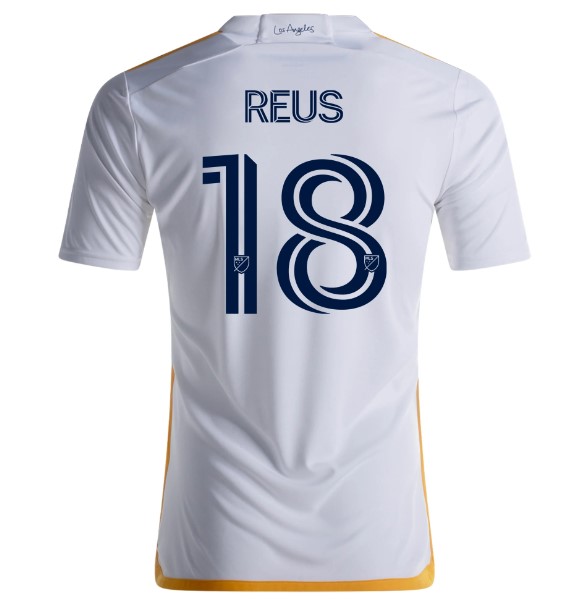 Nuevo! Jersey LA Los Angeles Galaxy MLS 2024/2025 Titular Local Blanco Marco Reus 18 Talla S 