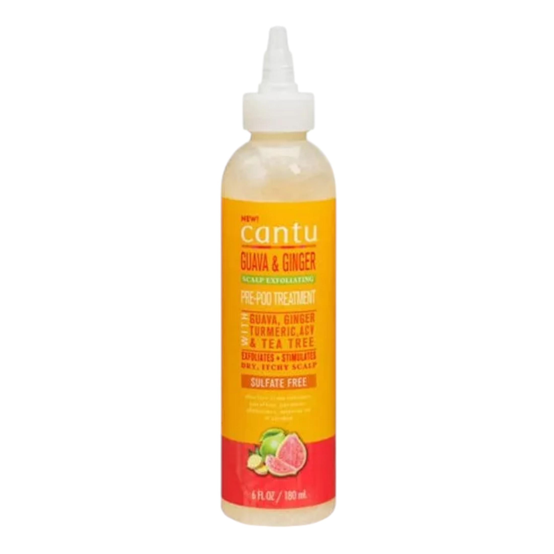 Cantu, Prepoo Metodo Curly,shampoo Exfoliante Guanabana Y Te, shampoo