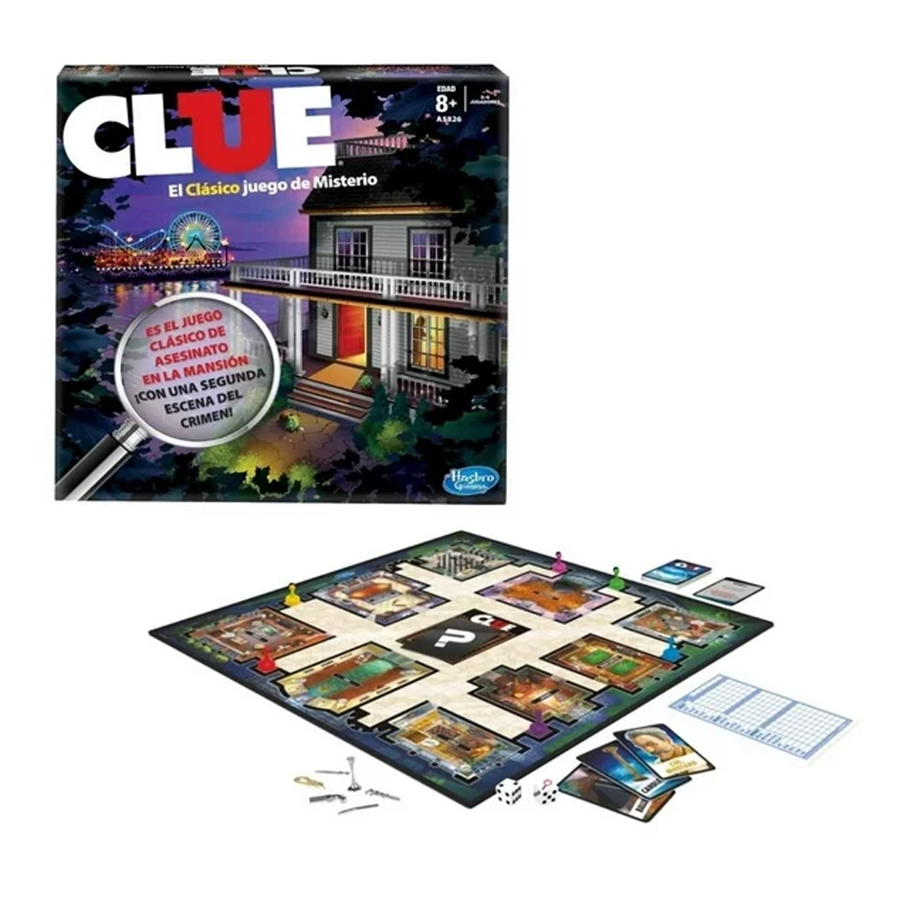Juego De Mesa Hasbro Clue Juego De Misterio