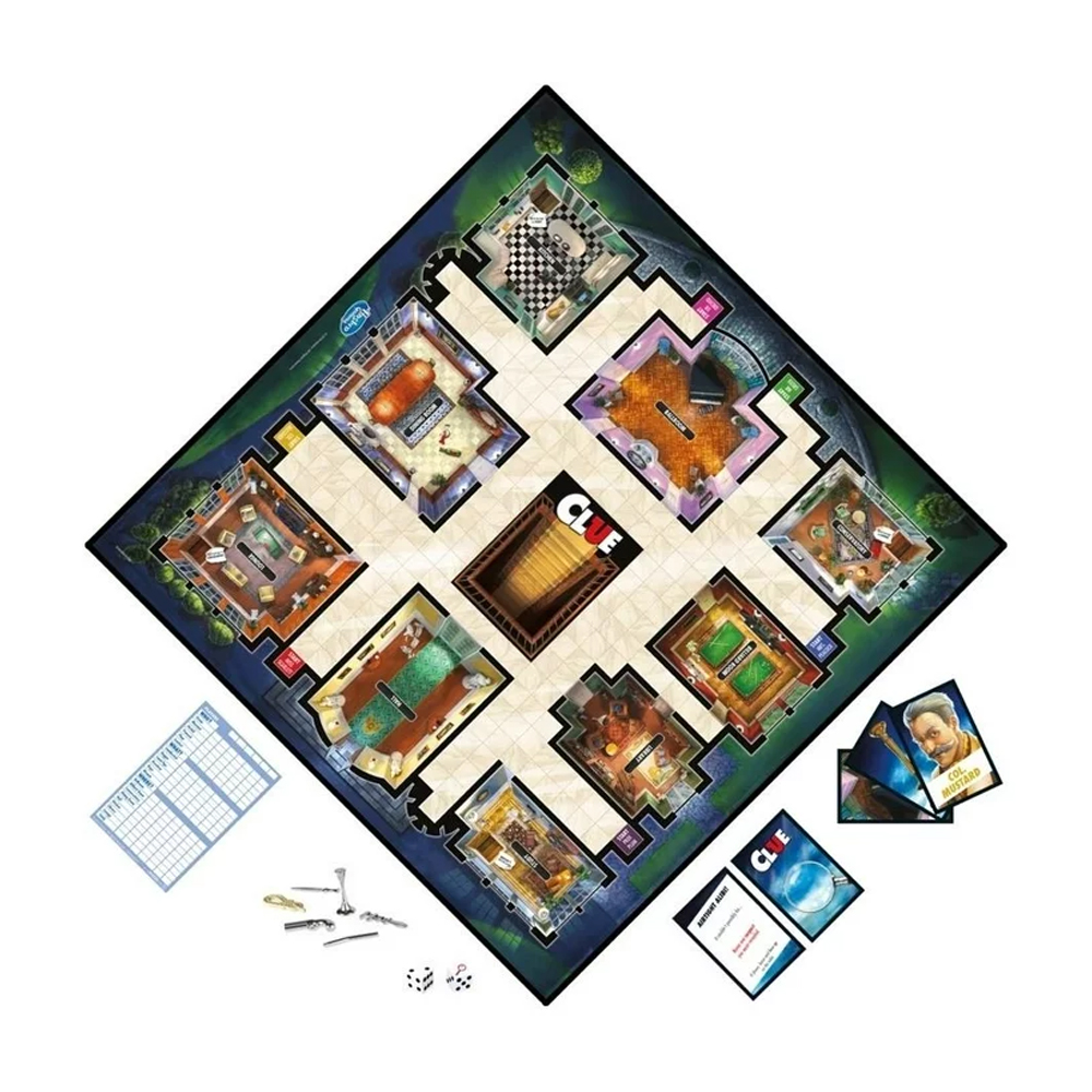 Juego De Mesa Hasbro Clue Juego De Misterio