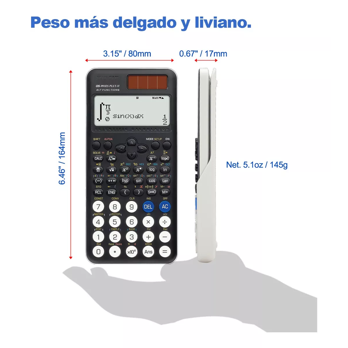 Calculadora Científica Osalo Fx 991es Plus Con 417 Funciones