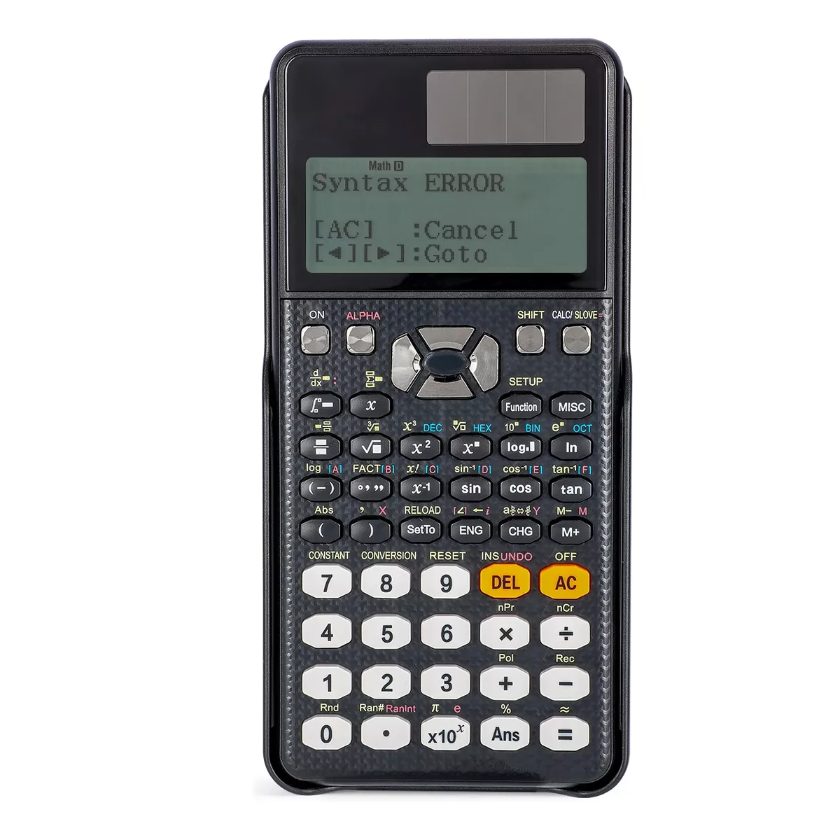 Calculadora Científica Inteligente Solar Con 552 Funciones