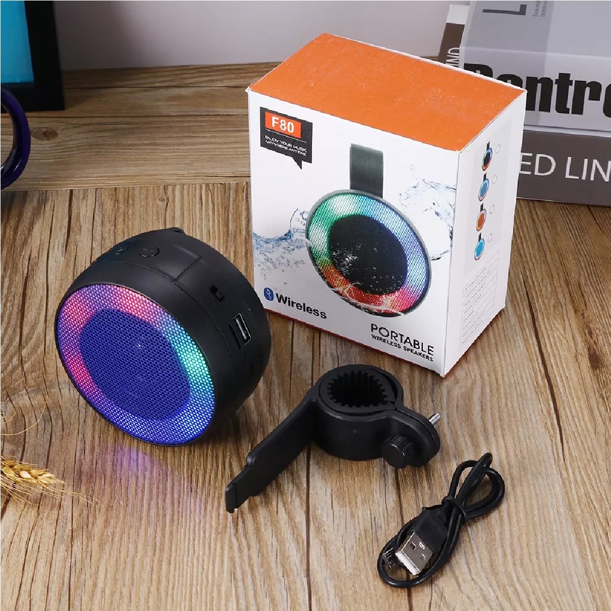 Bocina Portátil Bluetooth Inalambrica Altavoz Para Bicicleta