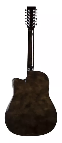 Docerola Electroacustica Torero Negra Swamp Con Afinador Marca RMC