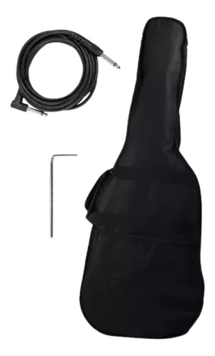 Docerola Electroacustica Torero Negra Swamp Con Afinador Marca RMC