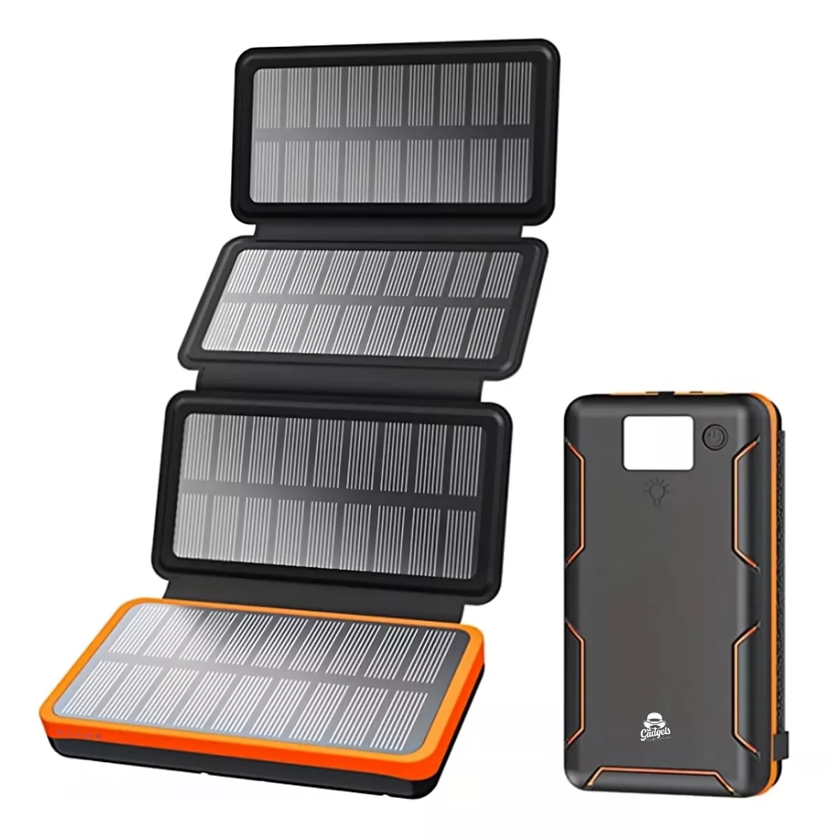Banco De Energía Solar Recargable, Carga Rápida, Ideal Para Viajes