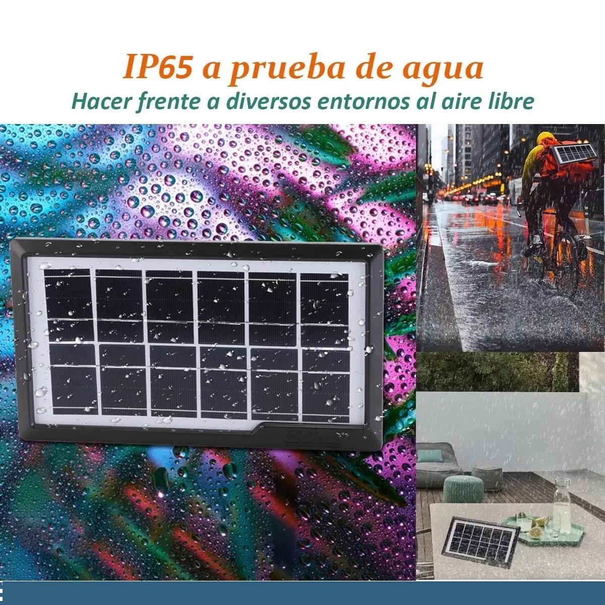 Panel Solar Cargador Portatil 3w Celular Usb