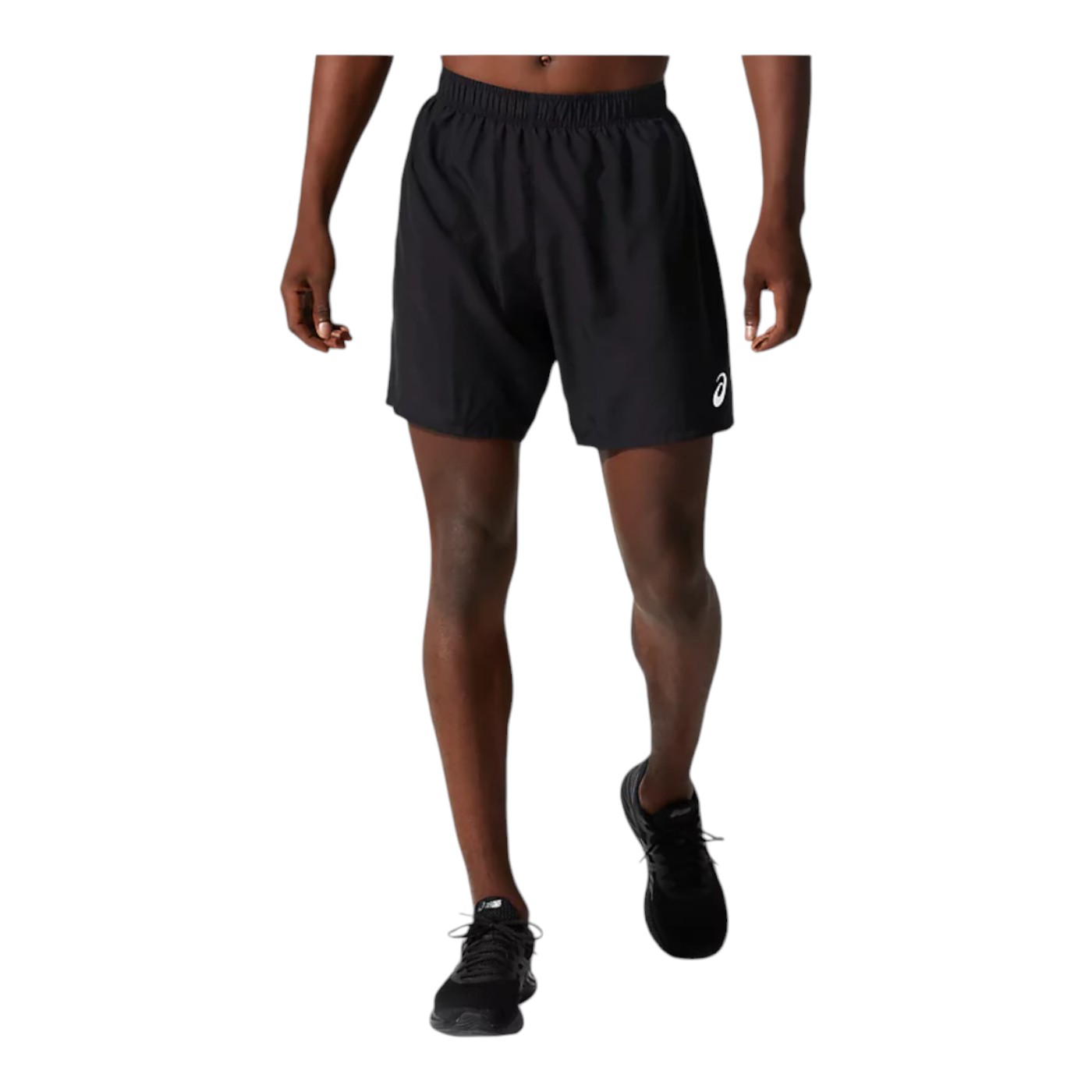SHORT ASICS HOMBRE NEGRO ASICS SILVER 7IN 2011B861001