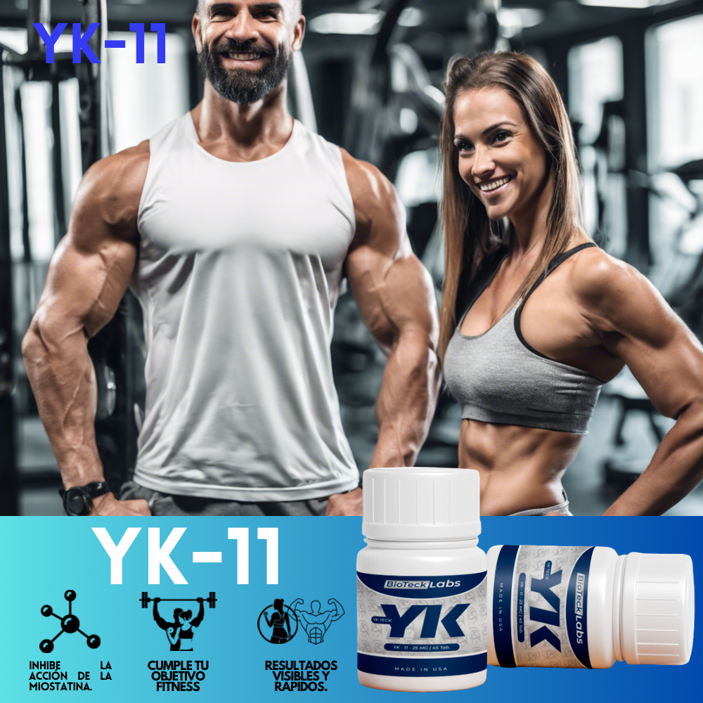 BIOTECKPHARMA| SARMS Yk-11 25 mg 45 tabletas, Peptidos para el entrenamiento.