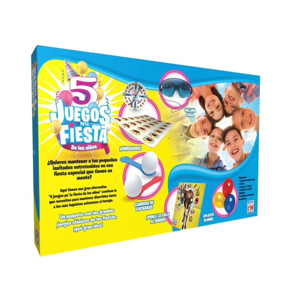 Juego De Mesa Fotorama 5 Juegos Pa La Fiesta De Los Niños