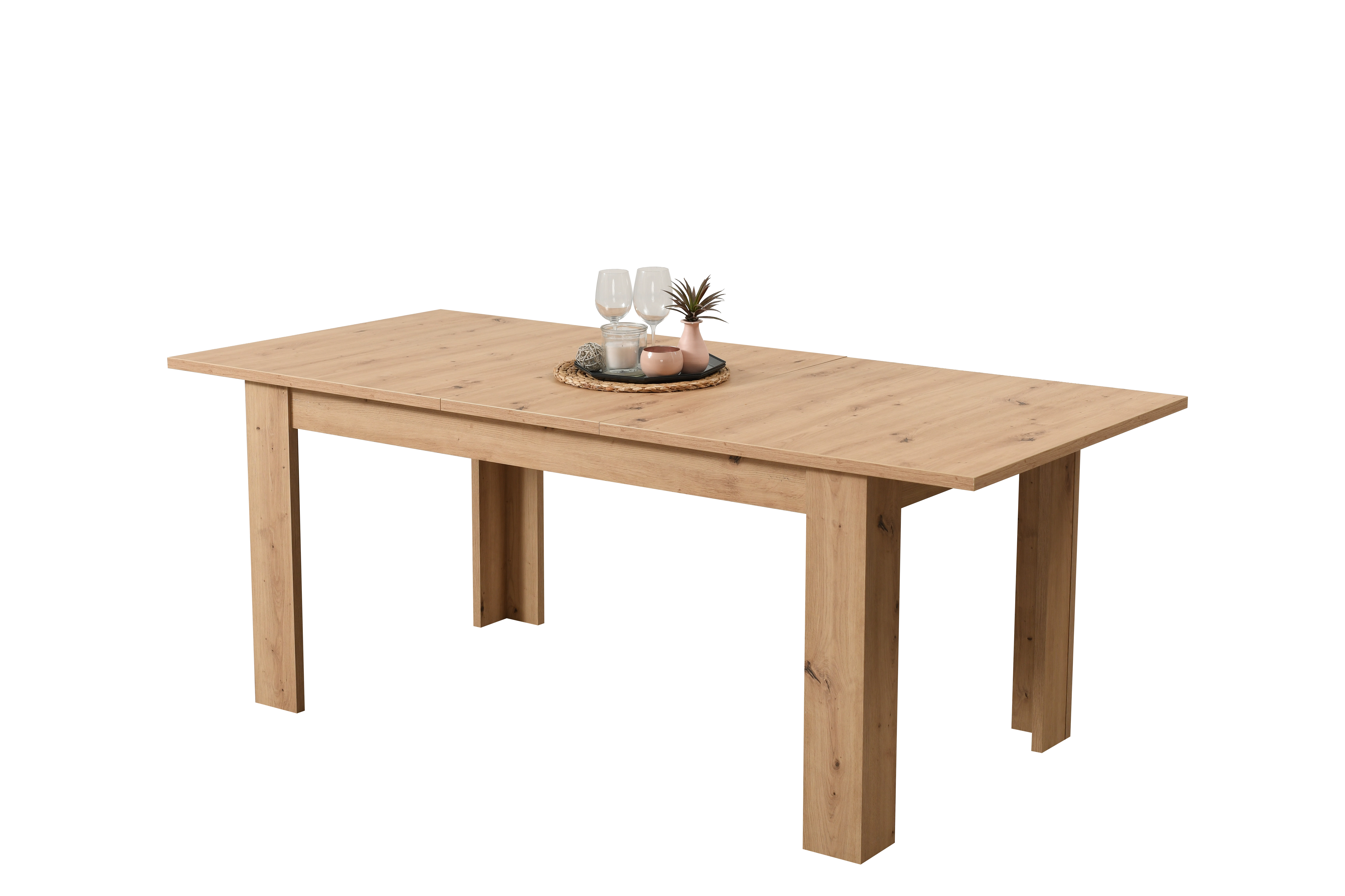 Mesa para Comedor Extensible de Madera MDF 160/200cm (Ancho)*90cm (Profundo)