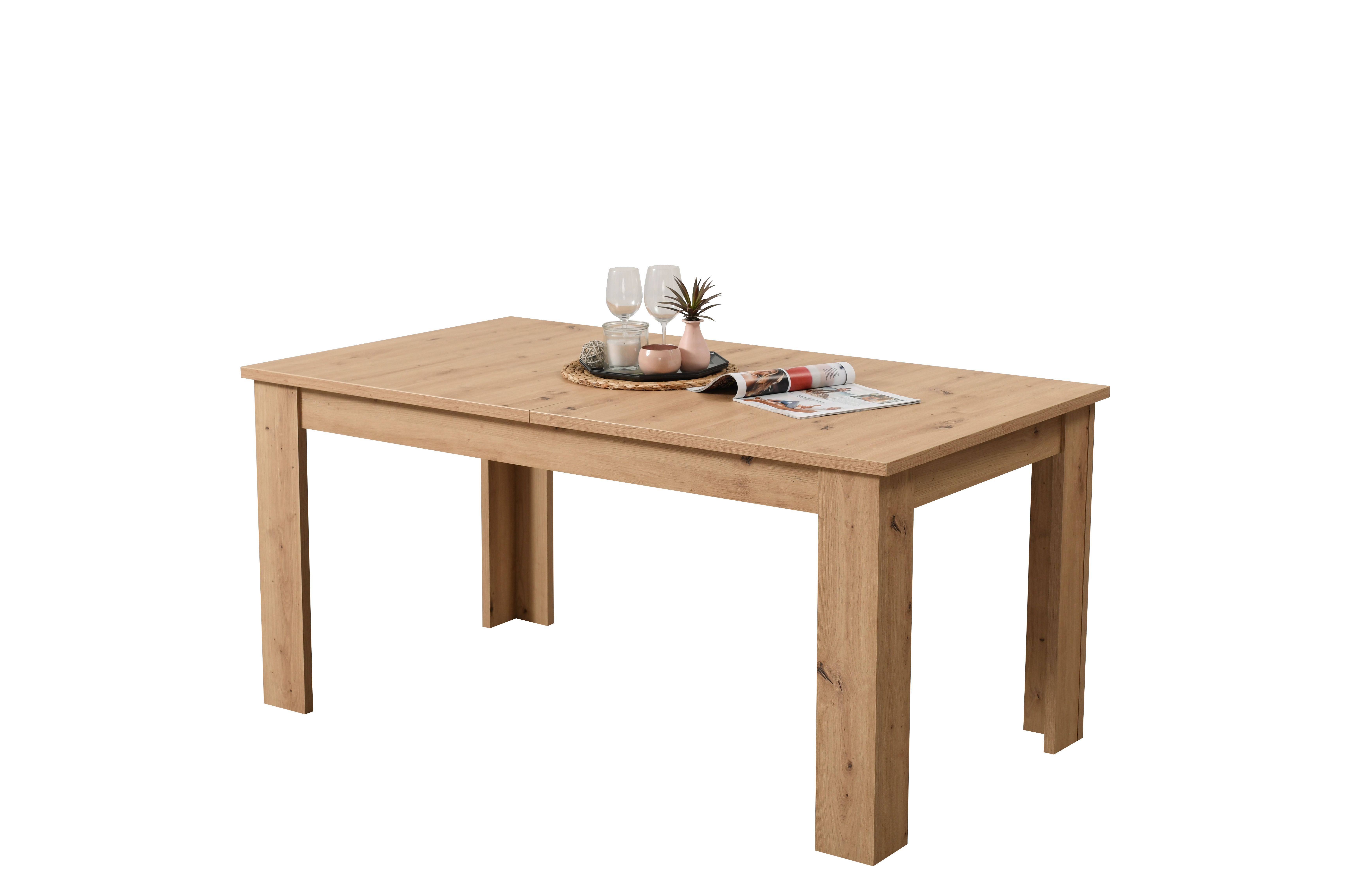 Mesa para Comedor Extensible de Madera MDF 160/200cm (Ancho)*90cm (Profundo)