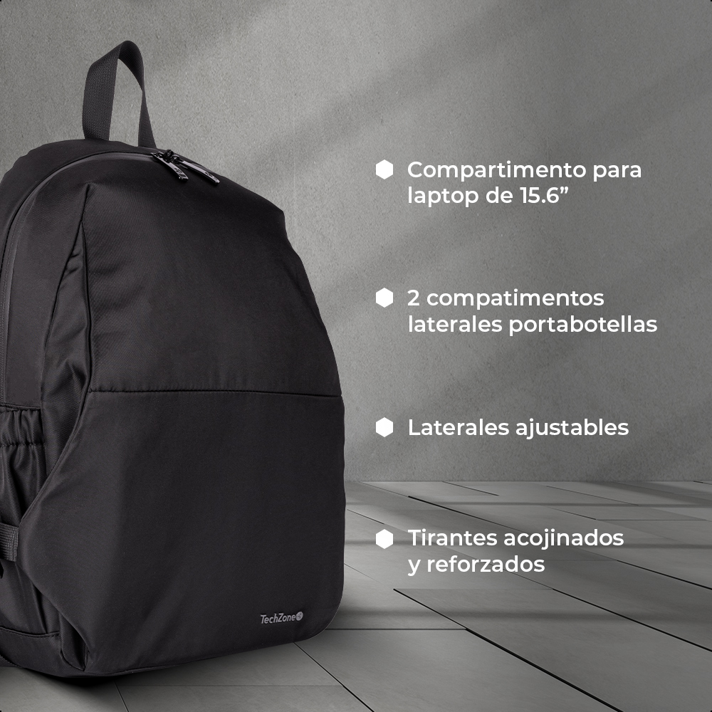 Mochila Backpack LITE Techzone Acojinada porta Laptop 15.6”