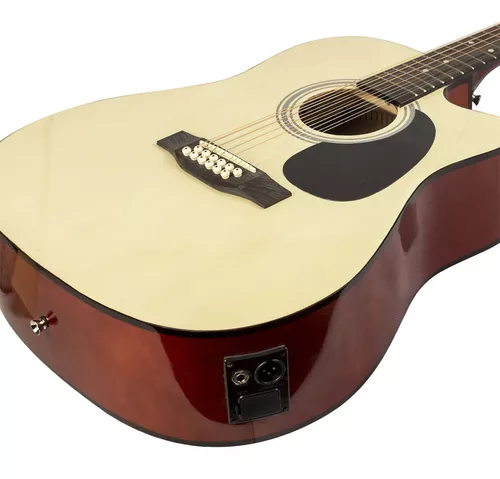 Docerola Electroacustica Torero Natural Con Afinador Marca RMC