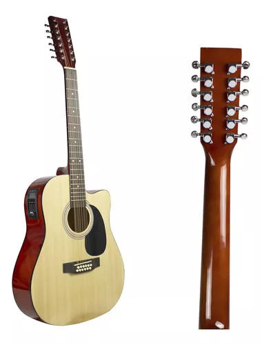 Docerola Electroacustica Torero Natural Con Afinador Marca RMC