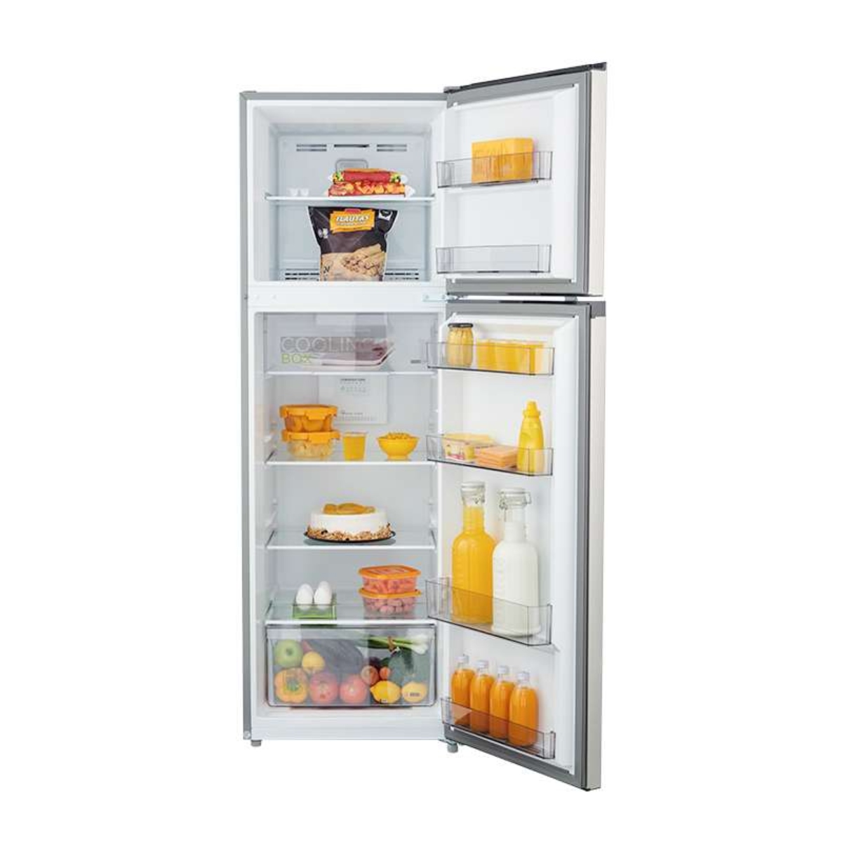 Refrigerador Midea MDRT280WINDX 10" Top Mount Dark Silver ALBY