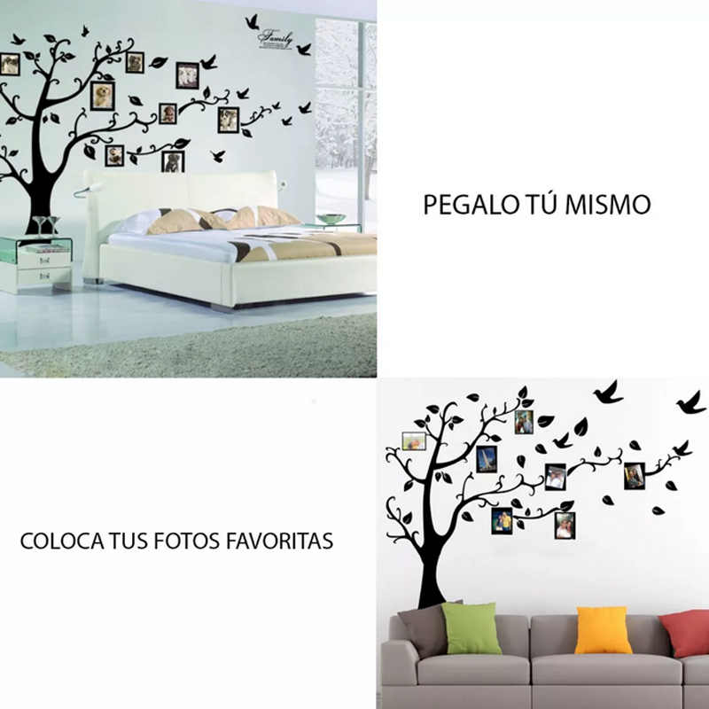 Vinil Arbol Genealogico Decorativo Para Pared