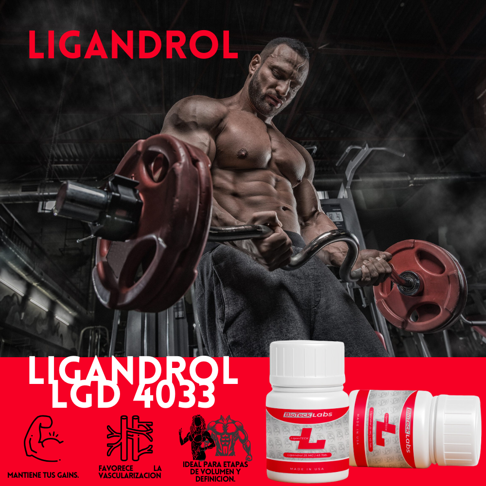 BIOTECKPHARMA| SARMS Ligandrol 25 mg 45 tabletas, Peptidos para el entrenamiento.