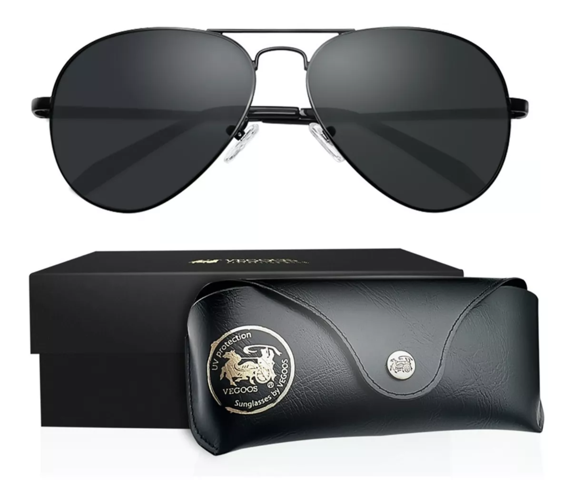 Lentes De Sol Polarizadas Para Hombre Caballero Vegoos Uv400