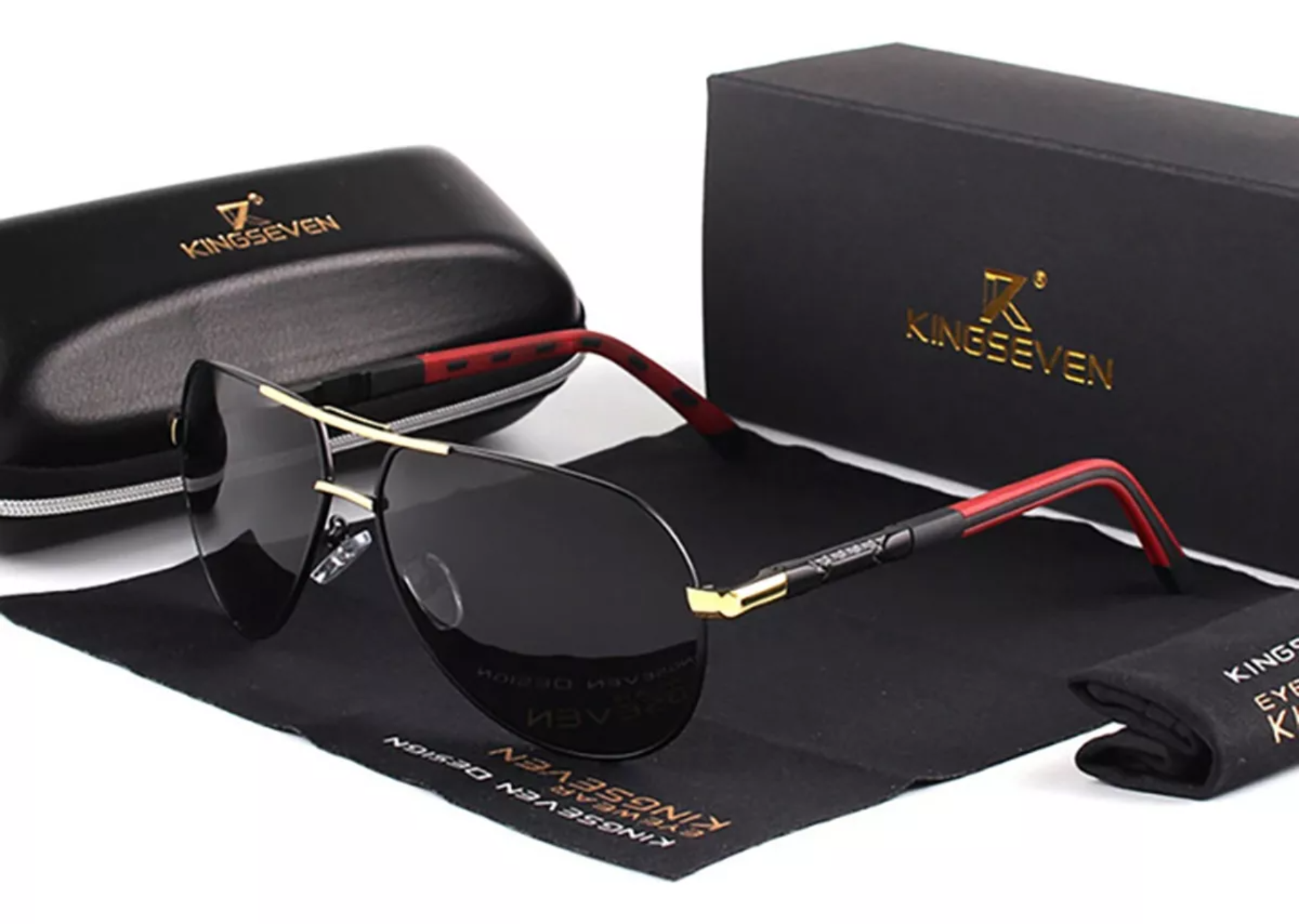 Gafas De Sol Polarizadas Para Conducir De Aluminio Kingseven