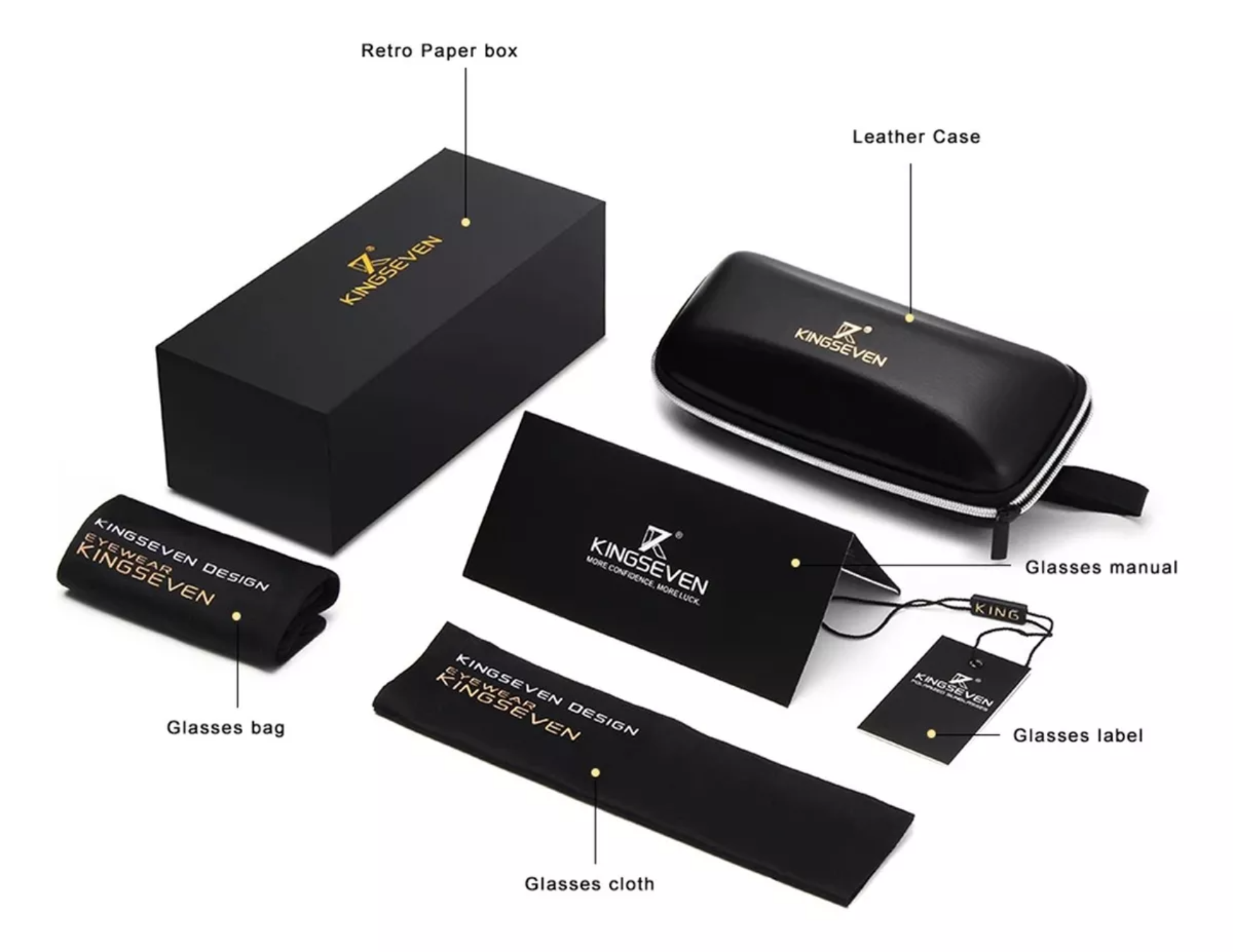 Gafas De Sol Polarizadas Para Conducir De Aluminio Kingseven