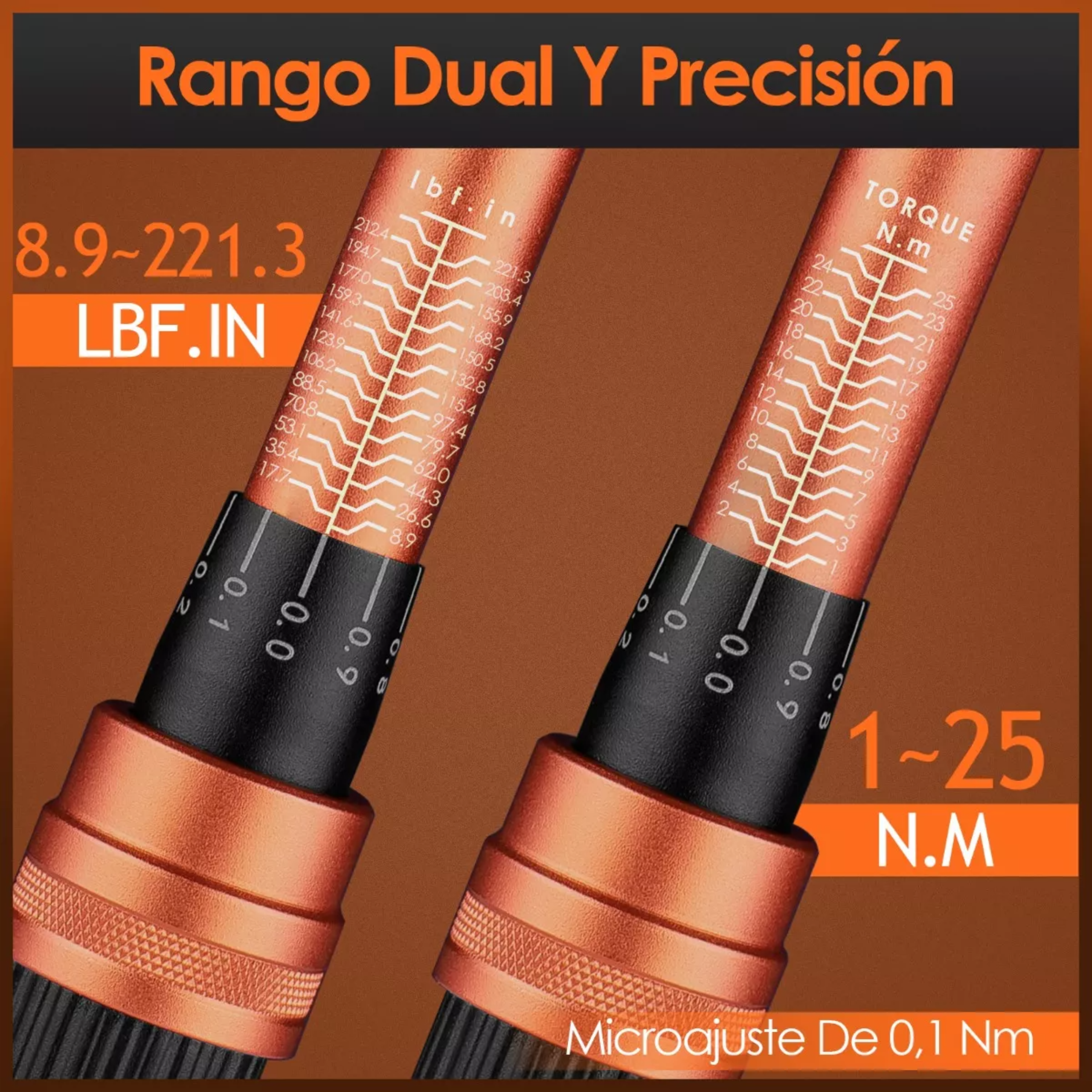 Llave Torquimetro Herramientas Para Motos 1/4 27 Piezas