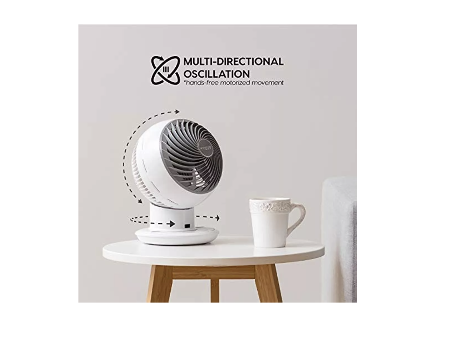 Woozoo, ventilador de globo multi direccional, 5 velocidades