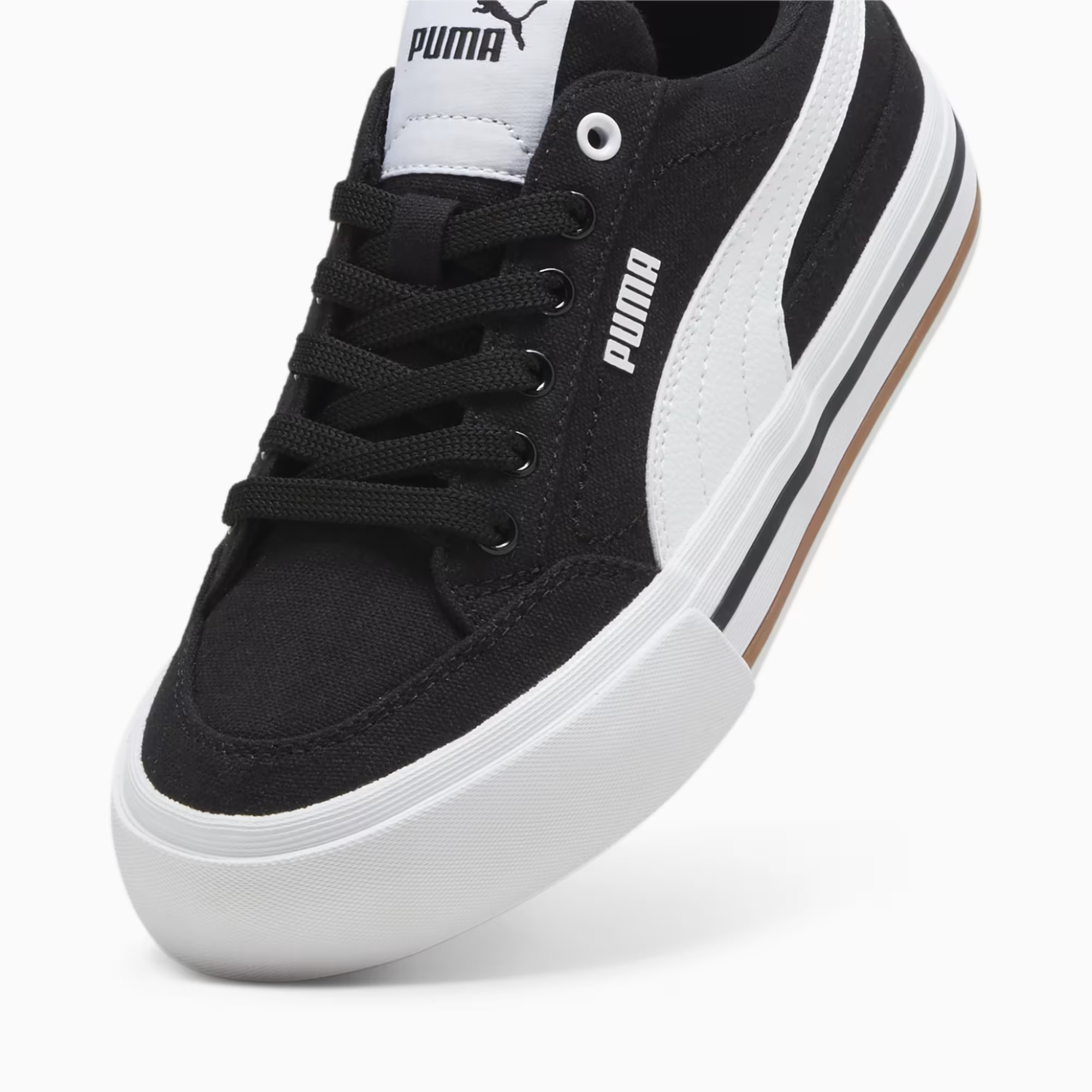 Puma Court Classic Vulc Low Negro Tenis Casual Urbano