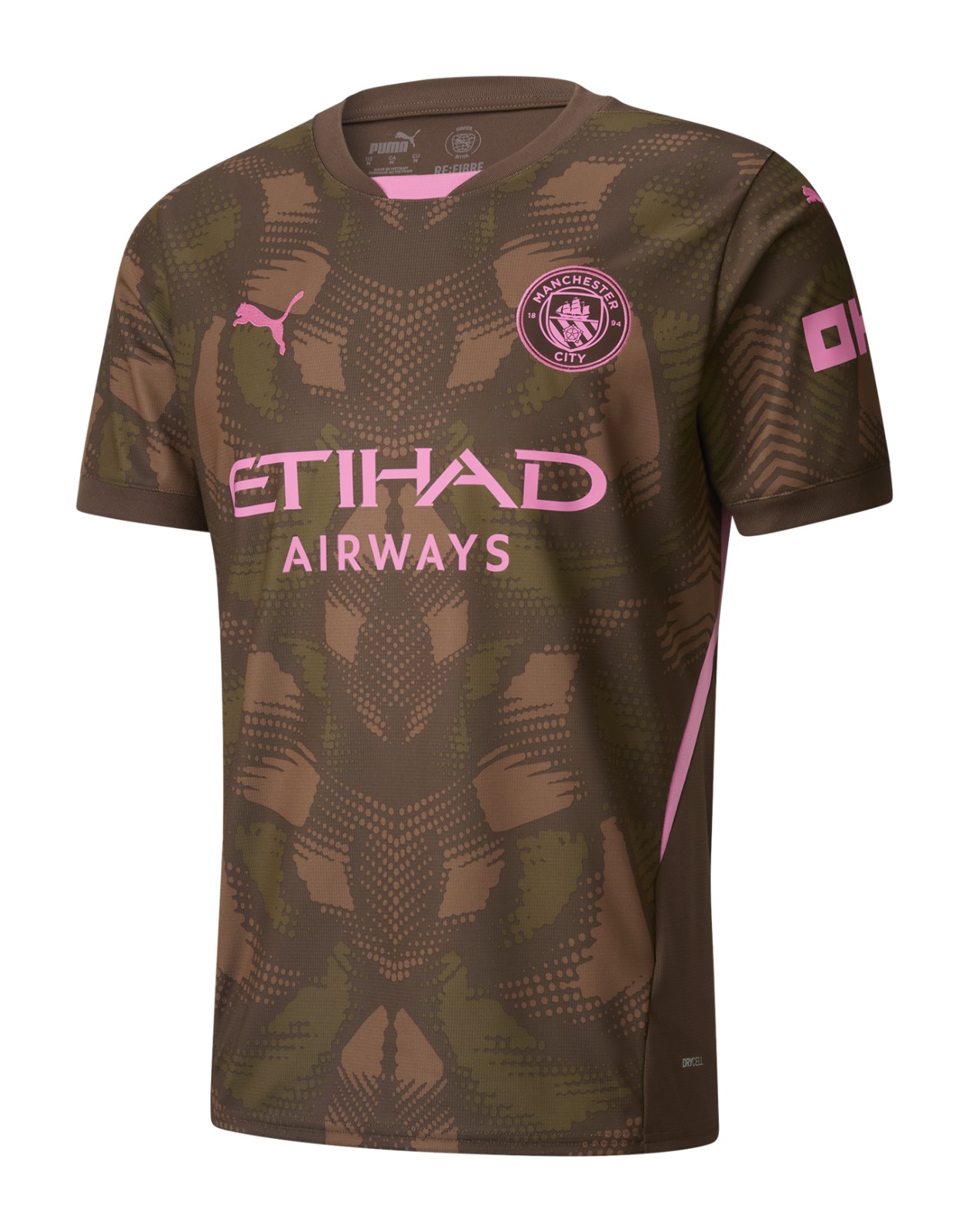 Nuevo! Jersey Manchester City 2024/2025 Portero Arquero Cafe Parche Campeon Premier Talla S