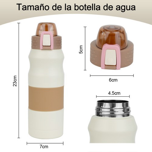 Botella De Agua Fría/caliente Termo Acero Inoxidable 500ml