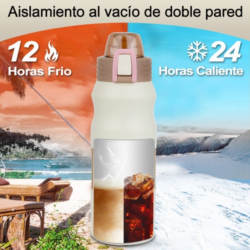 Botella De Agua Fría/caliente Termo Acero Inoxidable 500ml