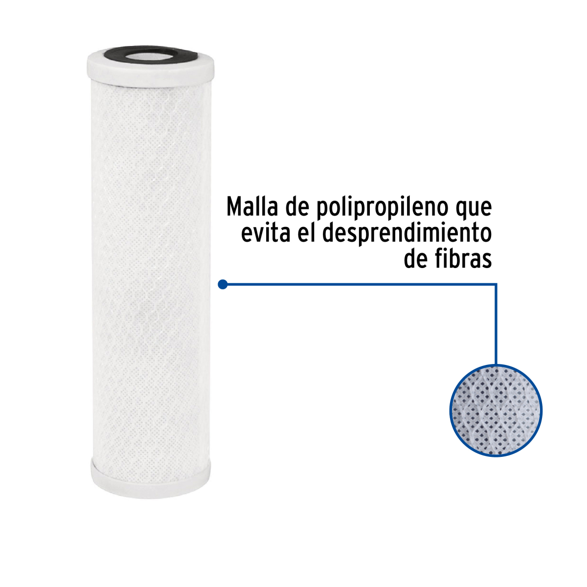 CARTUCHO DE REPUESTO PARA PURIFICADOR DE AGUA FOSET 49218