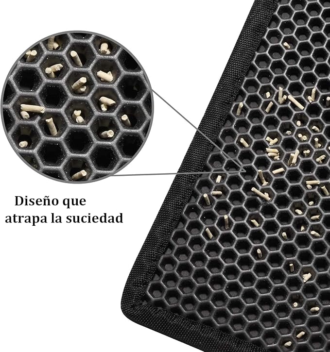 A Estera para Arena para Gatos, Tapete para Arenero Gato Impermeable 