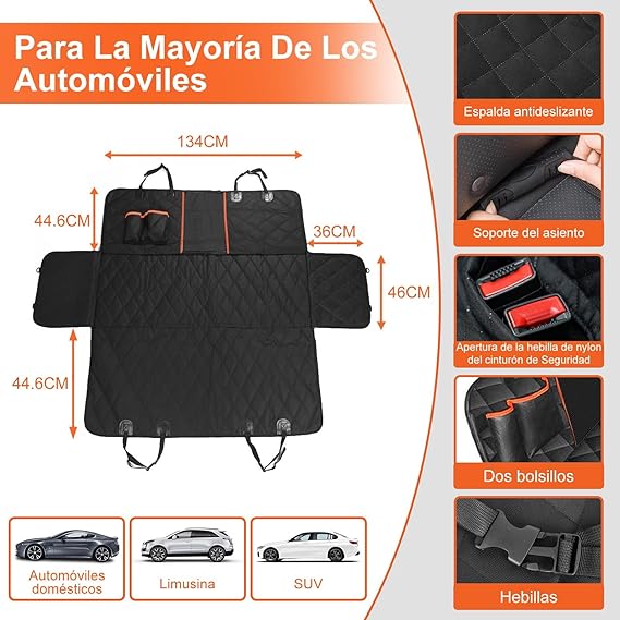 Cubre Asientos para Auto Perro 
