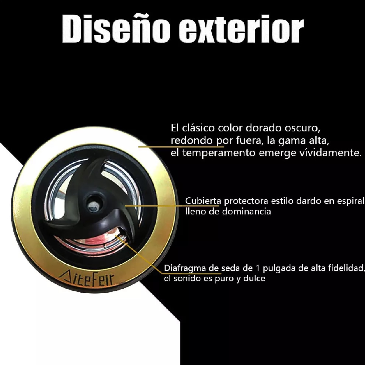 2pz Bocinas Tweeters Audio 900w Universal Para Auto Carros