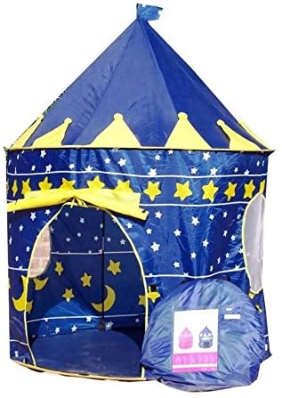 Casita De Campaña Para Niños Azul Estampado P 