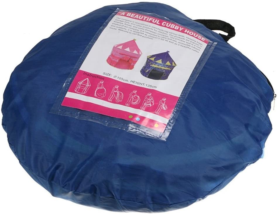 Casita De Campaña Para Niños Azul Estampado C