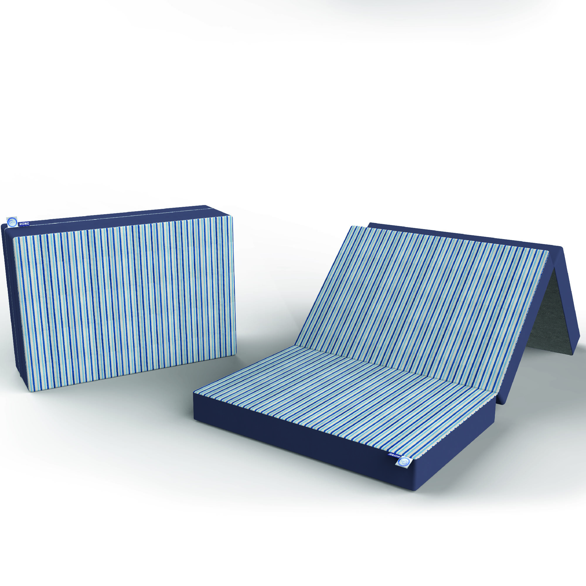Colchón Plegable Econom DR JOOHN Portátil, Confortable y Practico para Visitas o Acampar, 190x89x8cm.