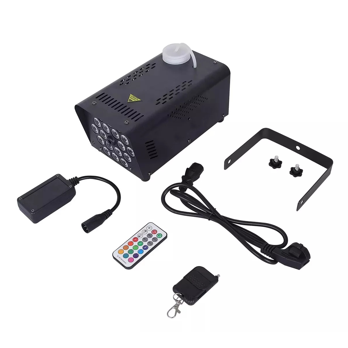 Maquina De Humo 500w Alta Densidad Dmx Led Rgb Color Negro 